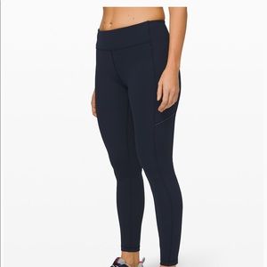 Lululemon speed up tight navy blue leggings